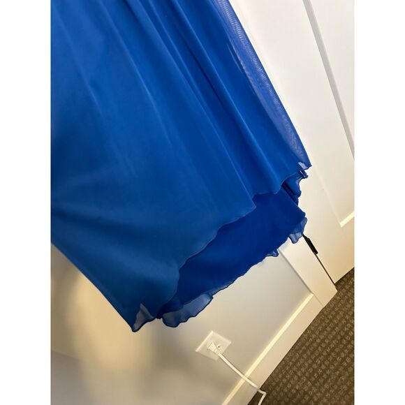 One Shoulder Royal Blue Prom/Homecoming Dress by DB Studio Size 4/6 - Picture 4 of 8